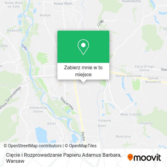 Mapa Cięcie i Rozprowadzanie Papieru Adamus Barbara