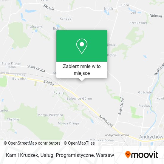 Mapa Kamil Kruczek, Usługi Programistyczne