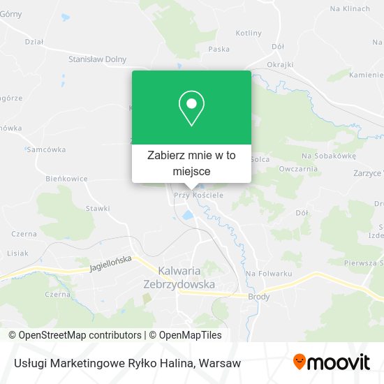 Mapa Usługi Marketingowe Ryłko Halina