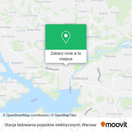 Mapa Stacja ładowania pojazdów elektrycznych