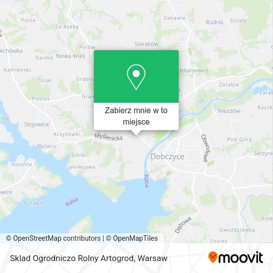 Mapa Sklad Ogrodniczo Rolny Artogrod