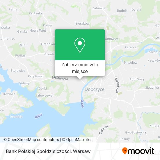 Mapa Bank Polskiej Spółdzielczości