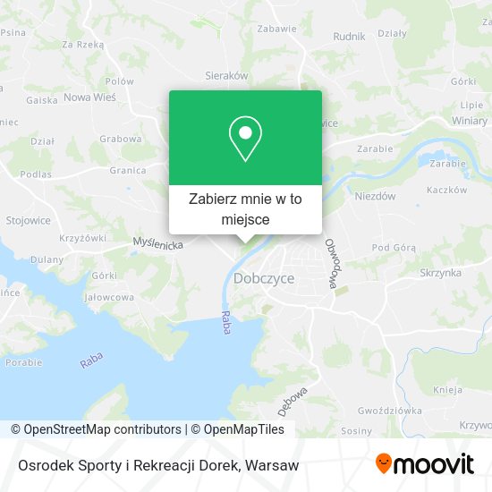 Mapa Osrodek Sporty i Rekreacji Dorek