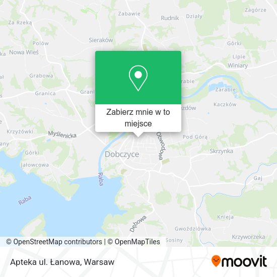 Mapa Apteka ul. Łanowa