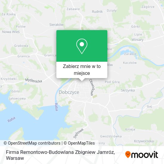 Mapa Firma Remontowo-Budowlana Zbigniew Jamróz