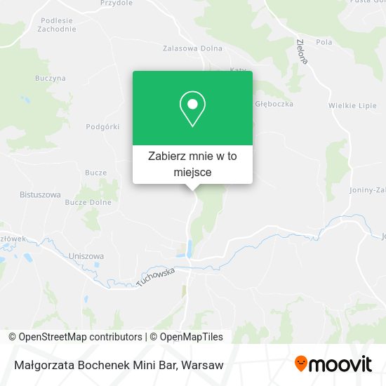 Mapa Małgorzata Bochenek Mini Bar