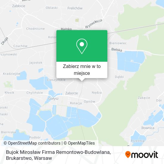 Mapa Bujok Mirosław Firma Remontowo-Budowlana, Brukarstwo