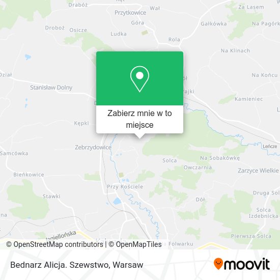 Mapa Bednarz Alicja. Szewstwo