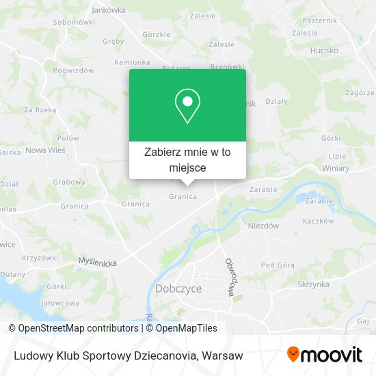 Mapa Ludowy Klub Sportowy Dziecanovia