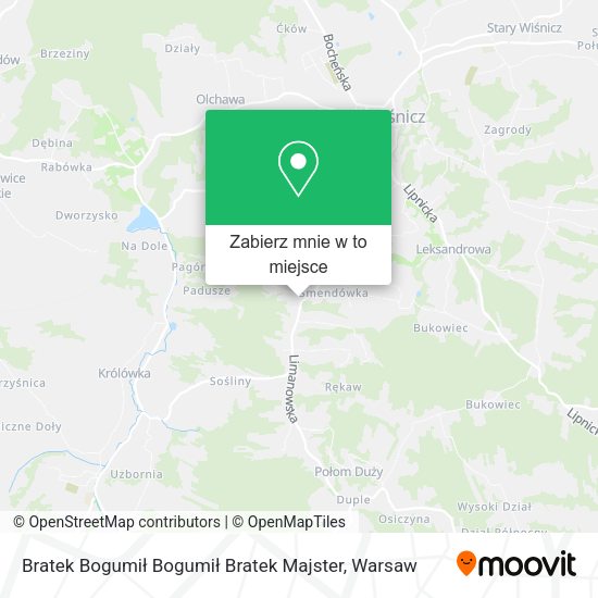 Mapa Bratek Bogumił Bogumił Bratek Majster