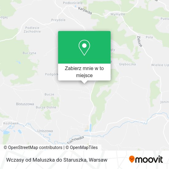 Mapa Wczasy od Maluszka do Staruszka