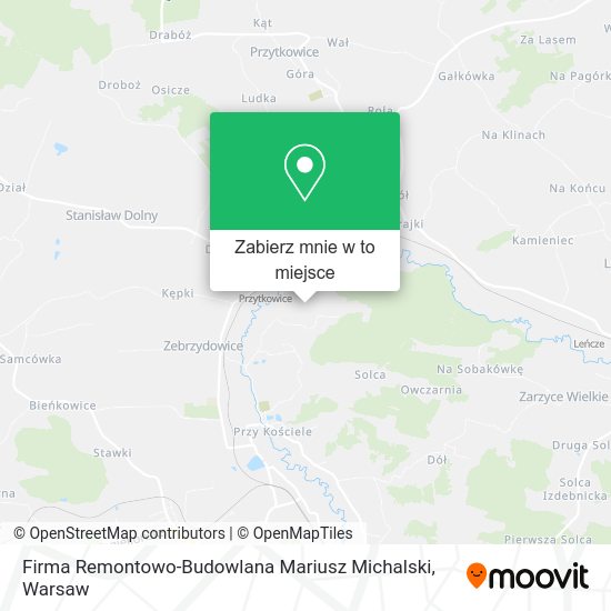 Mapa Firma Remontowo-Budowlana Mariusz Michalski