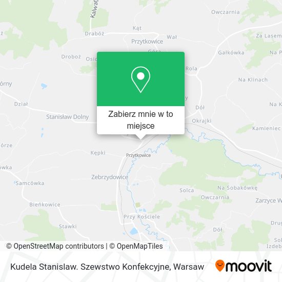 Mapa Kudela Stanislaw. Szewstwo Konfekcyjne