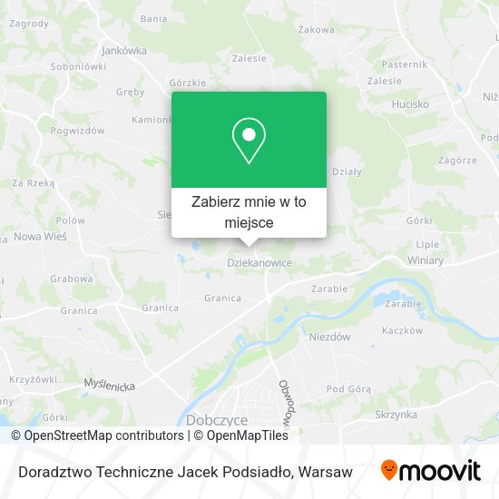 Mapa Doradztwo Techniczne Jacek Podsiadło