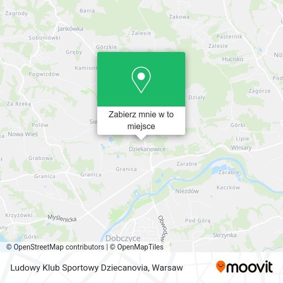 Mapa Ludowy Klub Sportowy Dziecanovia