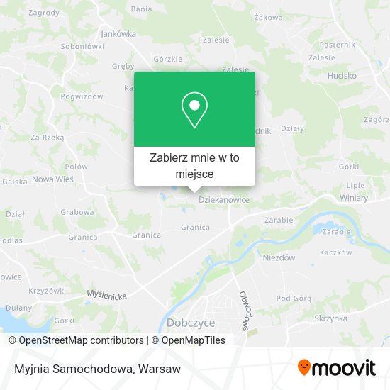 Mapa Myjnia Samochodowa