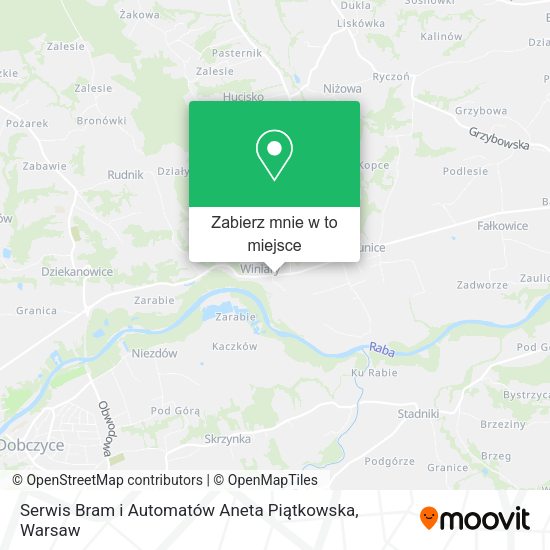 Mapa Serwis Bram i Automatów Aneta Piątkowska