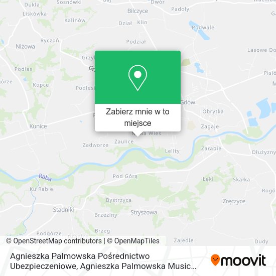 Mapa Agnieszka Palmowska Pośrednictwo Ubezpieczeniowe, Agnieszka Palmowska Music Akord