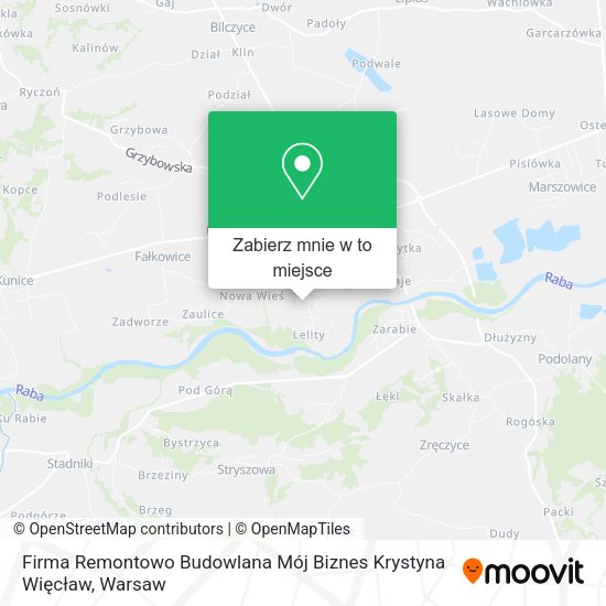 Mapa Firma Remontowo Budowlana Mój Biznes Krystyna Więcław