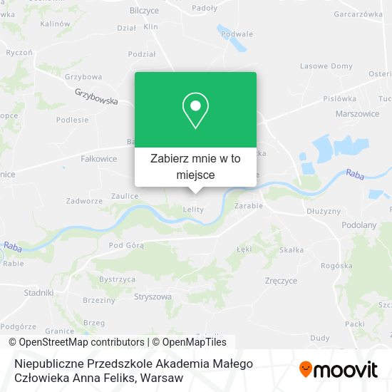 Mapa Niepubliczne Przedszkole Akademia Małego Człowieka Anna Feliks