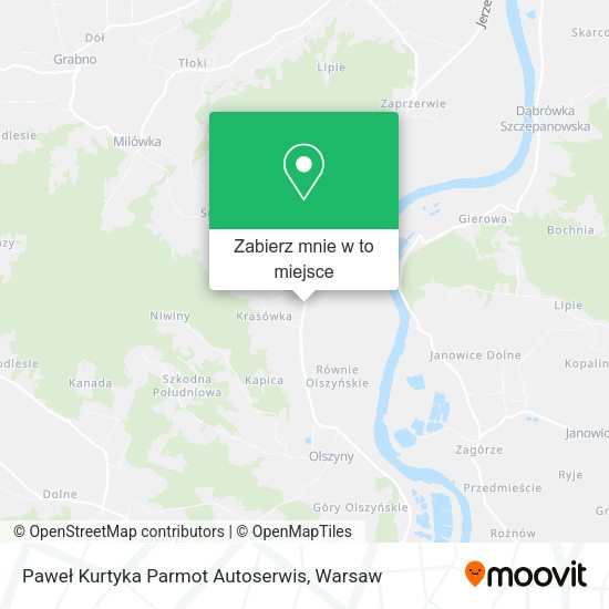 Mapa Paweł Kurtyka Parmot Autoserwis