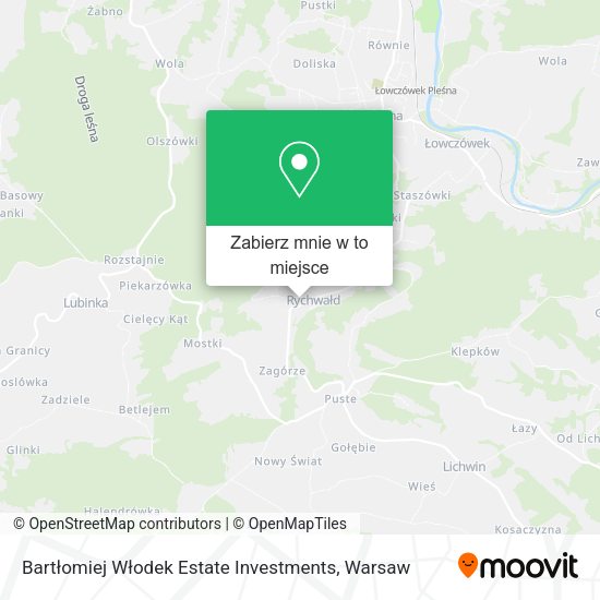 Mapa Bartłomiej Włodek Estate Investments