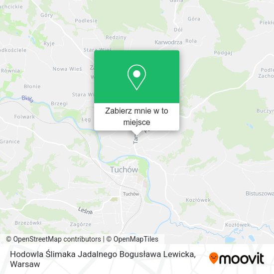 Mapa Hodowla Ślimaka Jadalnego Bogusława Lewicka