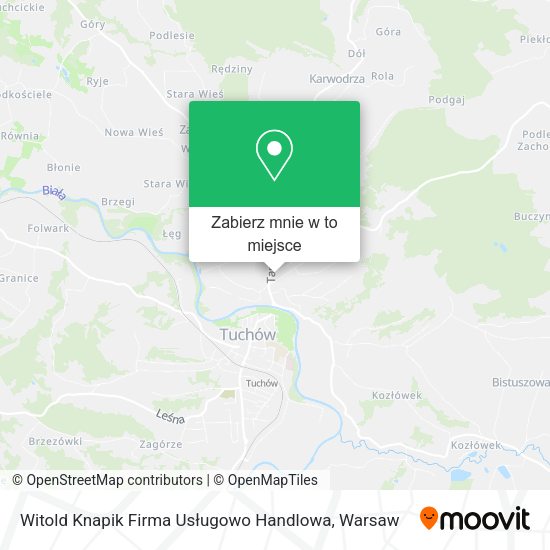 Mapa Witold Knapik Firma Usługowo Handlowa