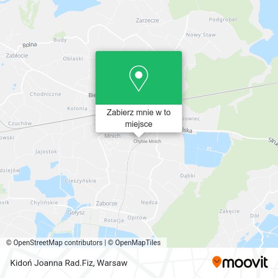 Mapa Kidoń Joanna Rad.Fiz