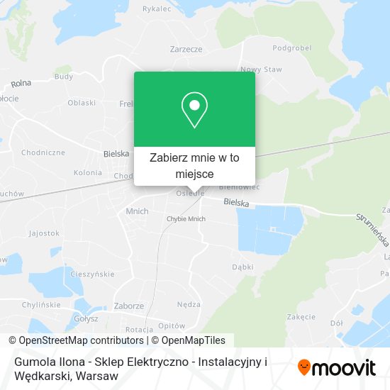 Mapa Gumola Ilona - Sklep Elektryczno - Instalacyjny i Wędkarski