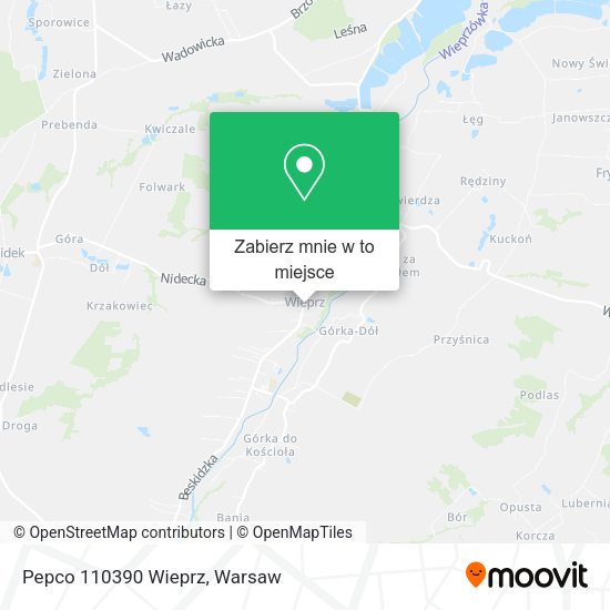 Mapa Pepco 110390 Wieprz