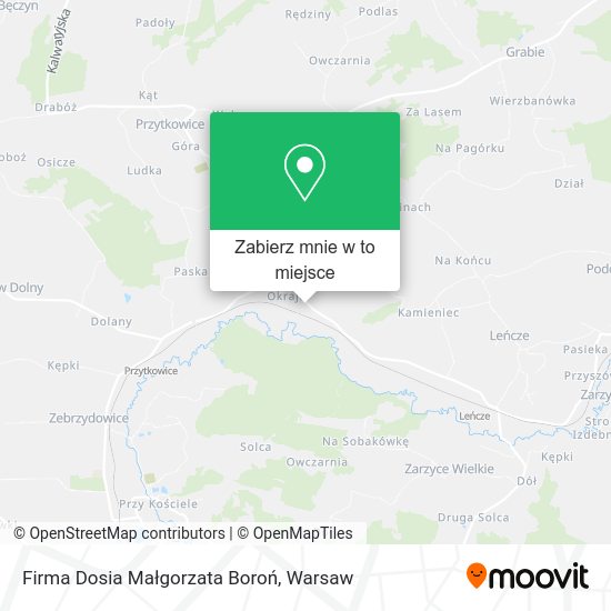 Mapa Firma Dosia Małgorzata Boroń