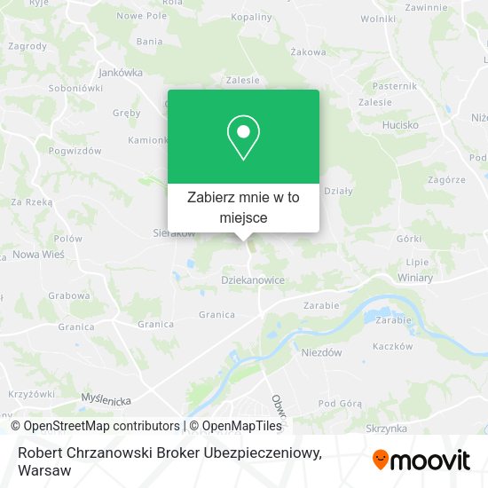 Mapa Robert Chrzanowski Broker Ubezpieczeniowy