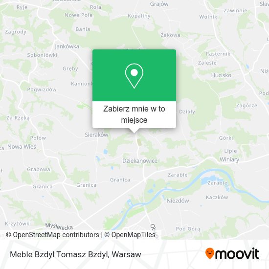 Mapa Meble Bzdyl Tomasz Bzdyl