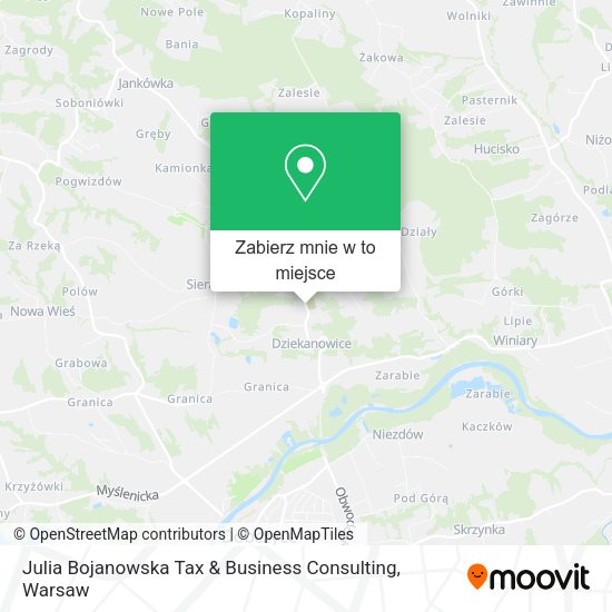 Mapa Julia Bojanowska Tax & Business Consulting