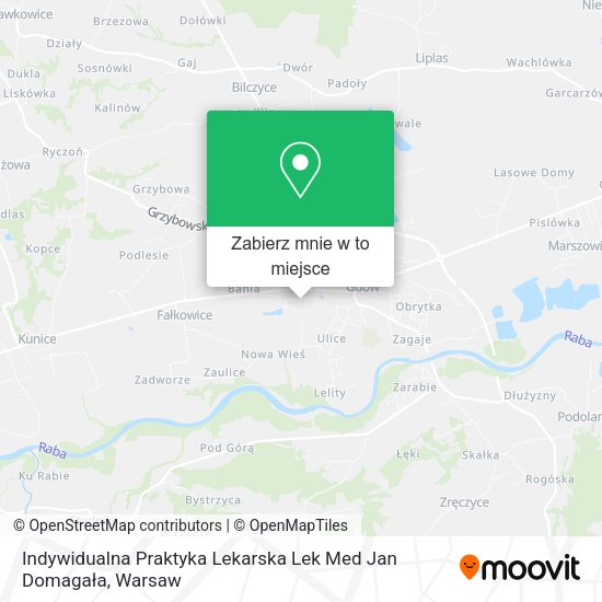 Mapa Indywidualna Praktyka Lekarska Lek Med Jan Domagała