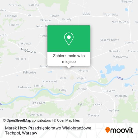 Mapa Marek Hyży Przedsiębiorstwo Wielobranżowe Techpol