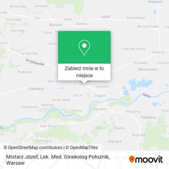 Mapa Mistarz Józef, Lek. Med. Ginekolog Położnik