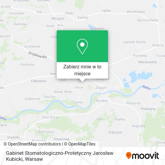 Mapa Gabinet Stomatologiczno-Protetyczny Jarosław Kubicki