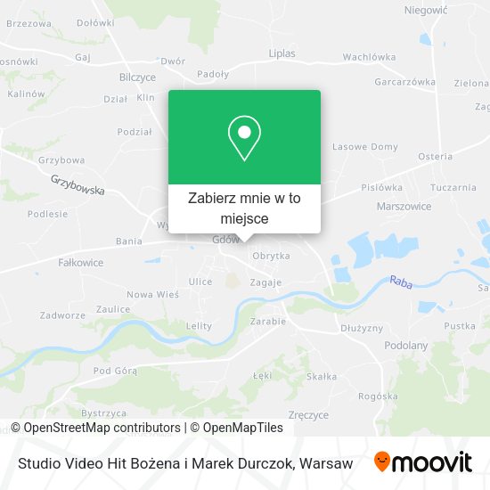 Mapa Studio Video Hit Bożena i Marek Durczok