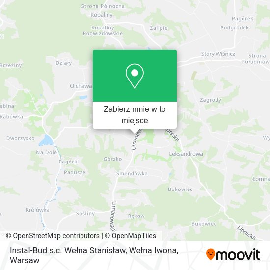 Mapa Instal-Bud s.c. Wełna Stanisław, Wełna Iwona