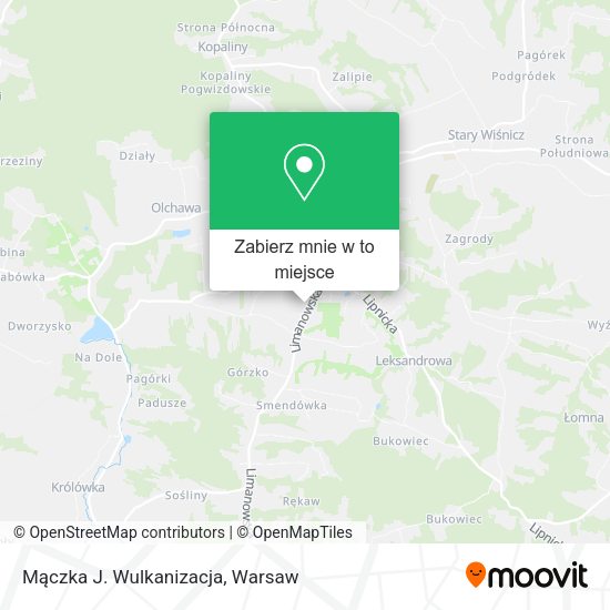 Mapa Mączka J. Wulkanizacja