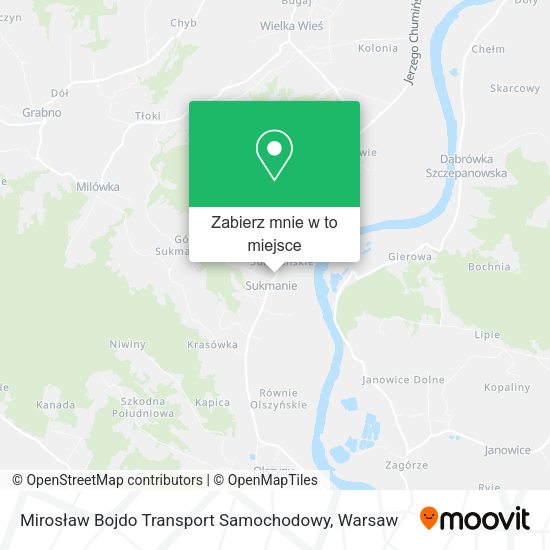 Mapa Mirosław Bojdo Transport Samochodowy