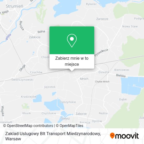 Mapa Zaklad Uslugowy Blt Transport Miedzynarodowy