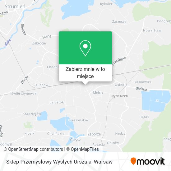 Mapa Sklep Przemysłowy Wysłych Urszula