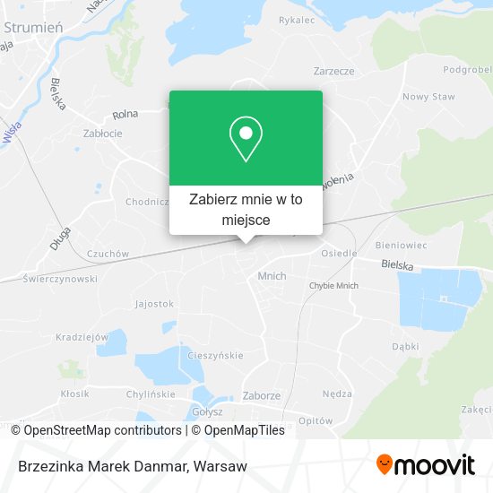 Mapa Brzezinka Marek Danmar