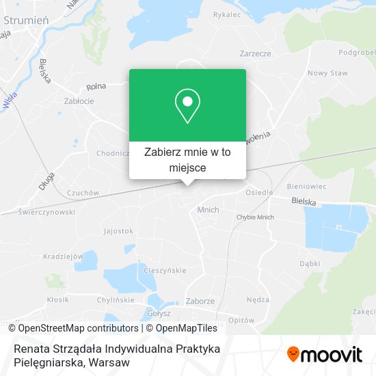 Mapa Renata Strządała Indywidualna Praktyka Pielęgniarska