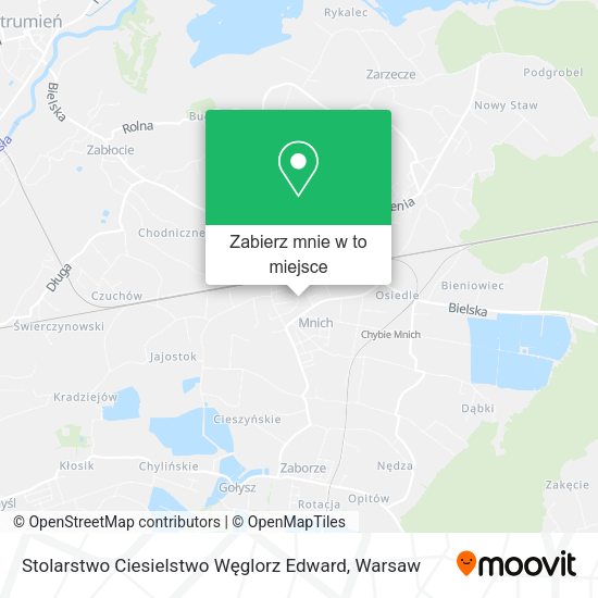 Mapa Stolarstwo Ciesielstwo Węglorz Edward