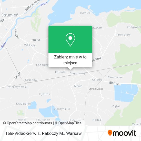 Mapa Tele-Video-Serwis. Rakoczy M.