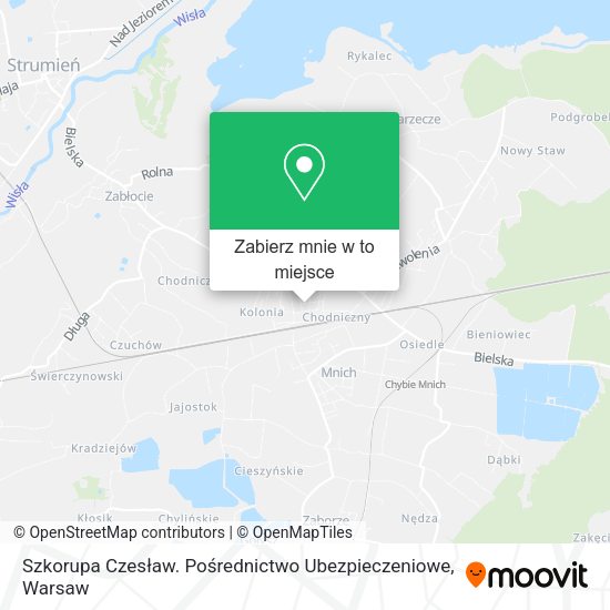 Mapa Szkorupa Czesław. Pośrednictwo Ubezpieczeniowe